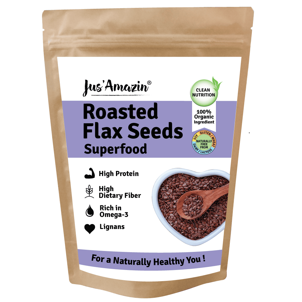 Organic Roasted Flax Seeds 250g